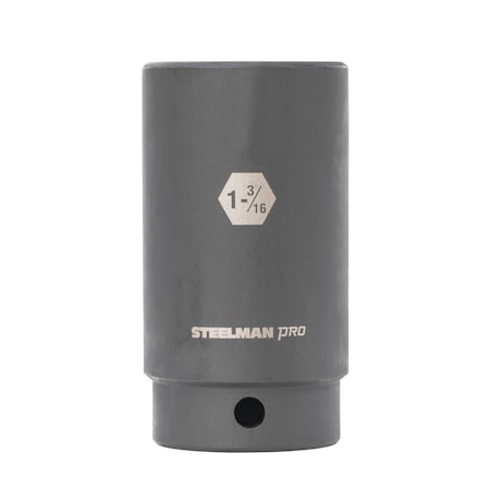 Steelman 1/2-Inch Drive x 3/16-Inch Deep 6-Point Impact Socket 60515